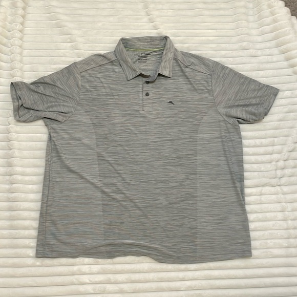 Tommy Bahama Other - EC Tommy Bahama Lightweight Grey Golf Shirt - Size 2XL